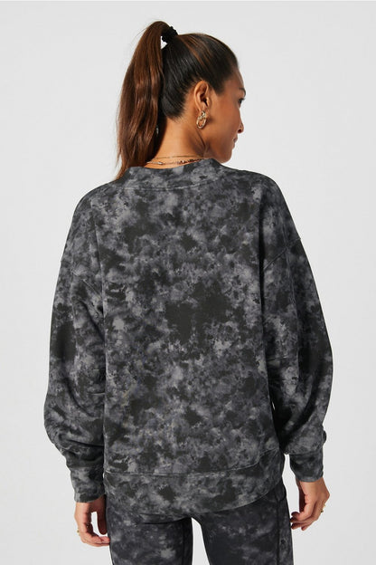 Fabletics Cozy Fleece V-Neck Sweatshirt