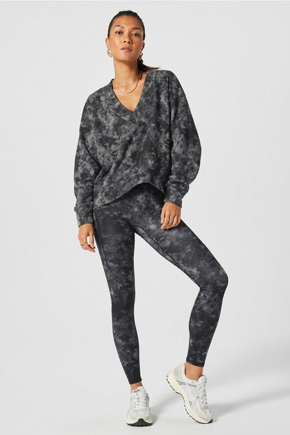Fabletics Cozy Fleece V-Neck Sweatshirt