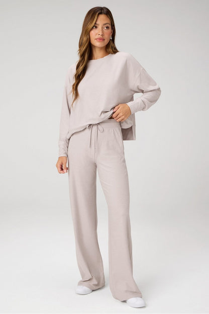 Fabletics Cloud Jersey Boxy Long-Sleeve Top