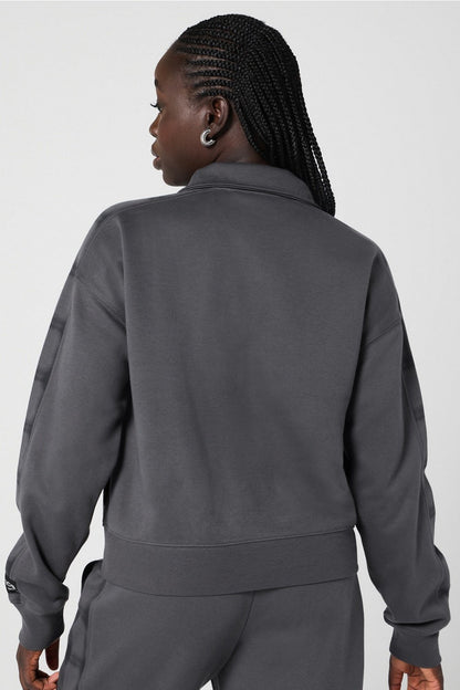 Fabletics Cozy Fleece Half Zip Sweatshirt