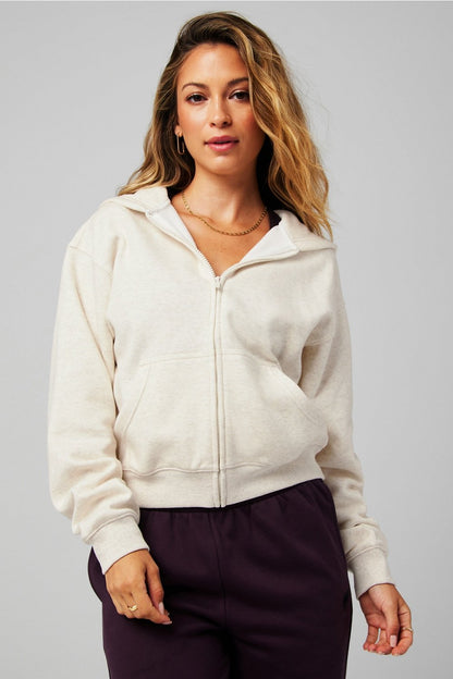 Fabletics Cozy Fleece Full Zip Hoodie