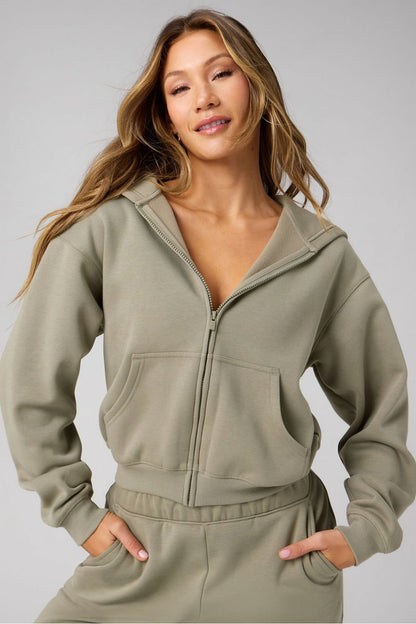 Fabletics Cozy Fleece Full Zip Hoodie