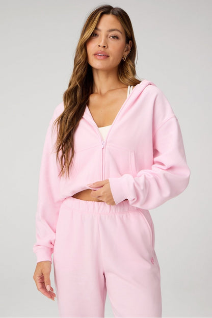Fabletics Cozy Fleece Full Zip Hoodie