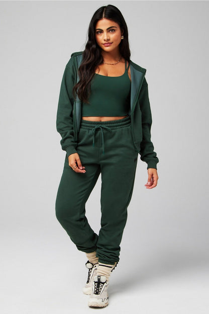 Fabletics Cozy Fleece Full Zip Hoodie