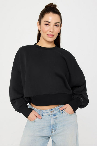 Fabletics Year Round Terry Crew Neck Sweatshirt