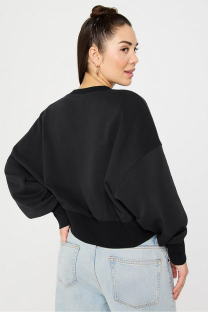 Fabletics Year Round Terry Crew Neck Sweatshirt