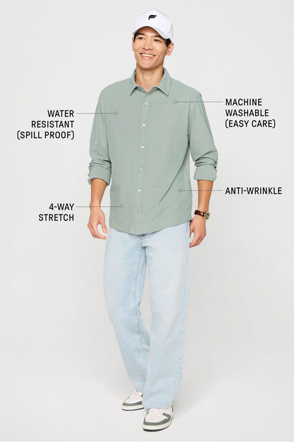 Fabletics The Don Long Sleeve Button Up (Classic Fit)