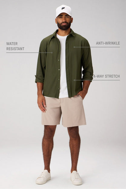 Fabletics The Don Long Sleeve Button Up (Classic Fit)