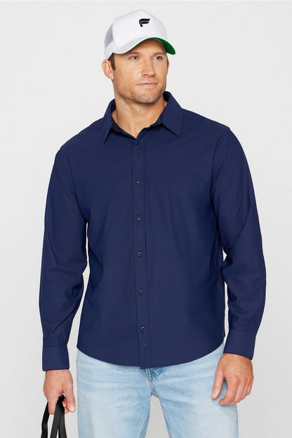 Fabletics The Don Long Sleeve Button Up (Classic Fit)