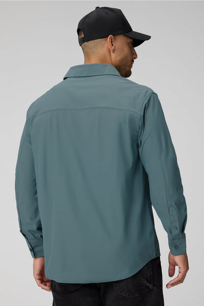 Fabletics The Don Long Sleeve Button Up (Classic Fit)