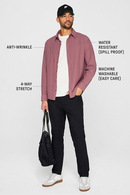 Fabletics The Don Long Sleeve Button Up (Classic Fit)