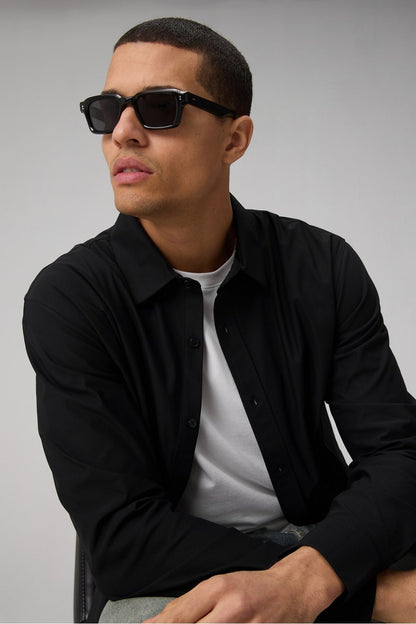 Fabletics The Don Long Sleeve Button Up (Slim Fit)