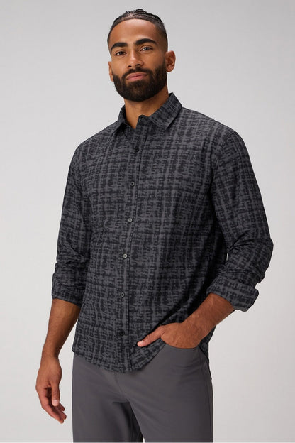 Fabletics The Don Long Sleeve Button Up (Slim Fit)