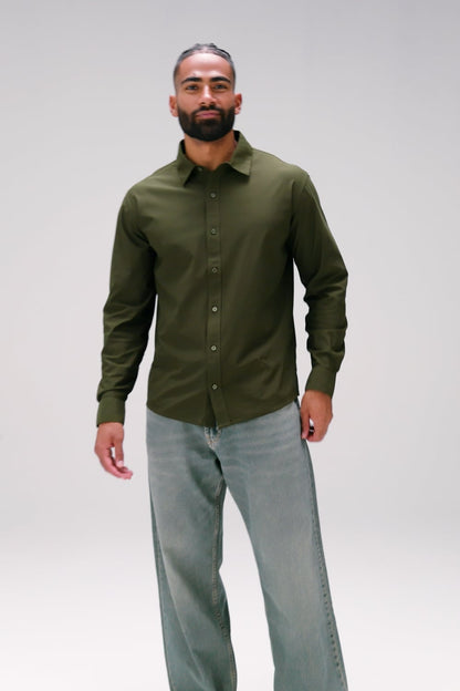 Fabletics The Don Long Sleeve Button Up (Slim Fit)