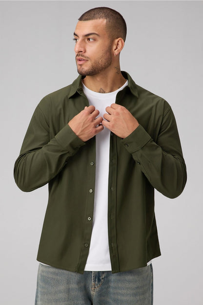 Fabletics The Don Long Sleeve Button Up (Slim Fit)