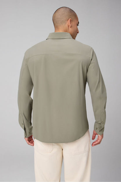 Fabletics The Don Long Sleeve Button Up (Slim Fit)