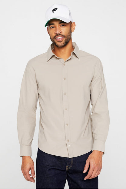 Fabletics The Don Long Sleeve Button Up (Slim Fit)