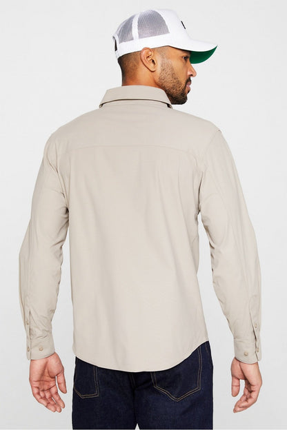 Fabletics The Don Long Sleeve Button Up (Slim Fit)