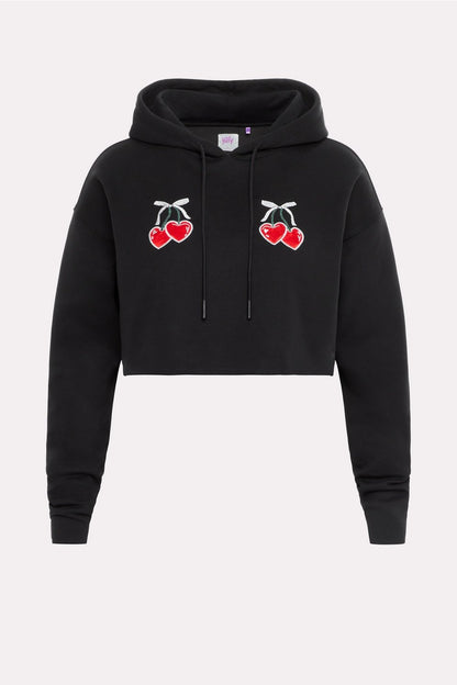 Fabletics Cozy Fleece Cherry Cropped Hoodie
