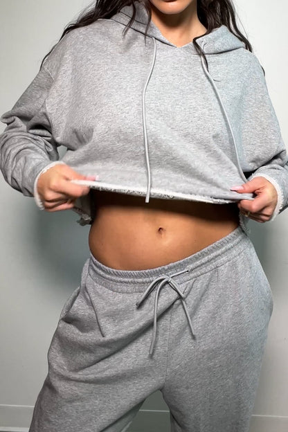Fabletics Year Round Terry Cropped Hoodie