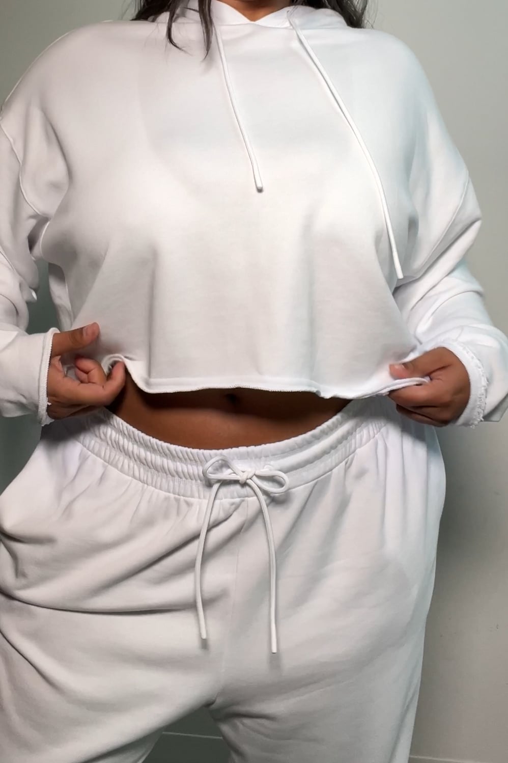 Fabletics Year Round Terry Cropped Hoodie