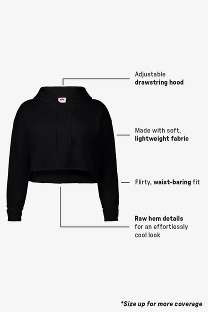 Fabletics Year Round Terry Cropped Hoodie