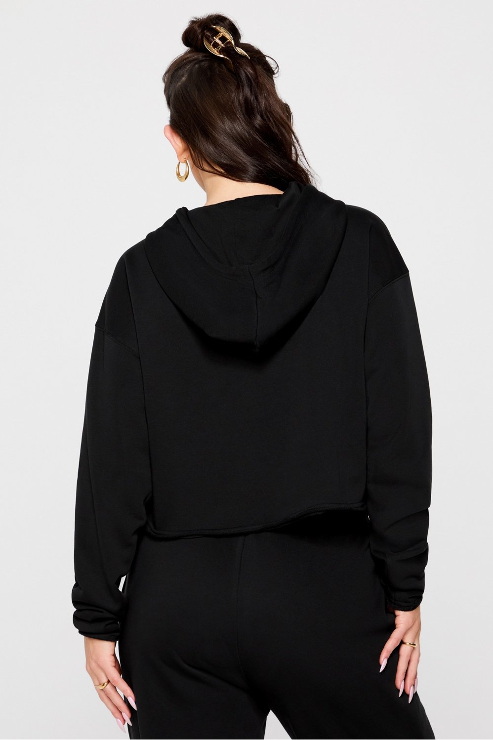 Fabletics Year Round Terry Cropped Hoodie