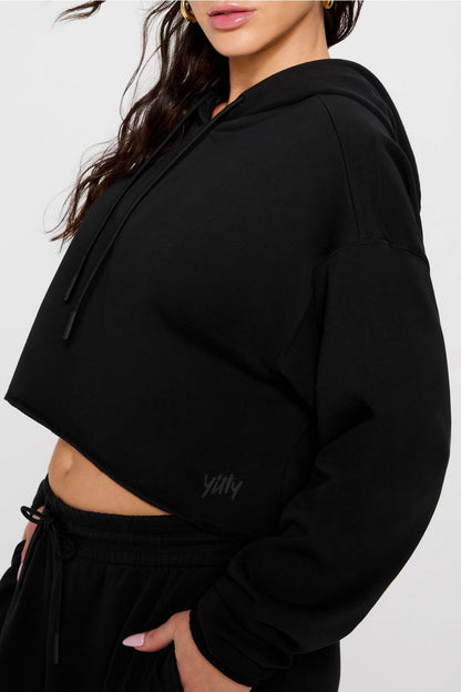 Fabletics Year Round Terry Cropped Hoodie