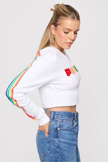Fabletics Terry Cropped Sweatshirt