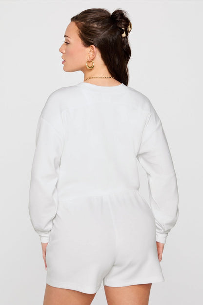 Fabletics So Sleek Modal Cropped Sweatshirt