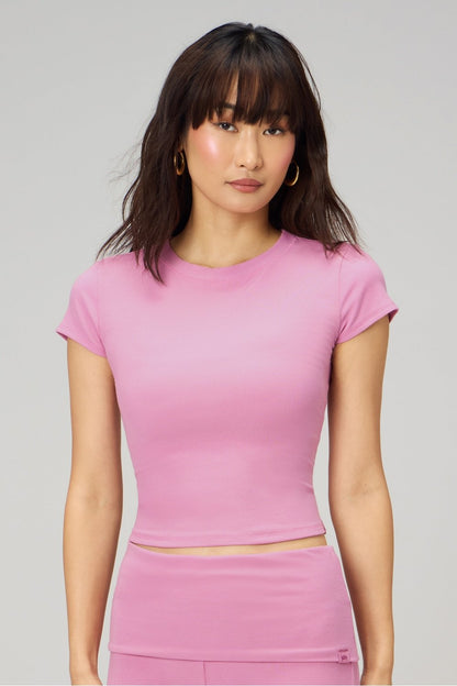 Fabletics Soft Rib Baby Tee