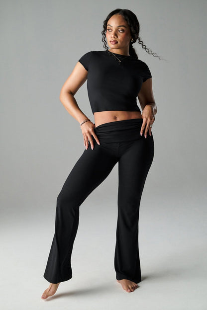 Fabletics Soft Rib Foldover Pant