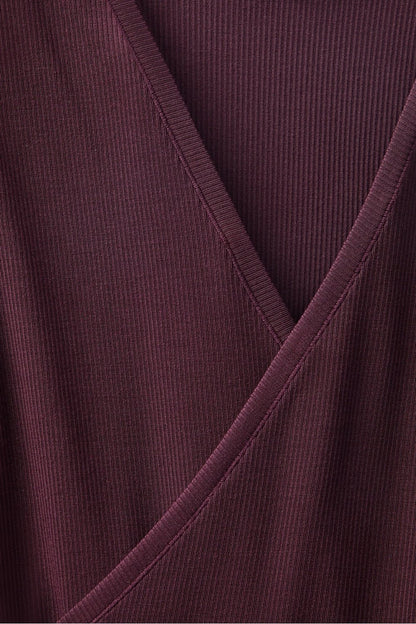 Fabletics Modal Rib V-Neck Crop L/S Top