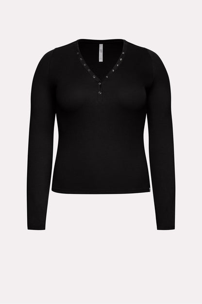 Fabletics Soft Rib Long Sleeve Henley