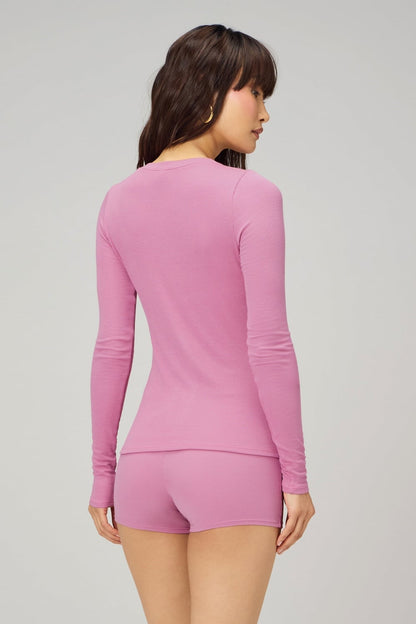 Fabletics Soft Rib Long Sleeve Henley