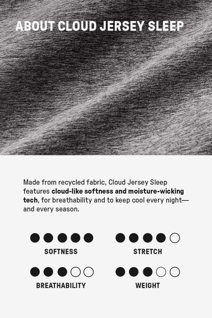 Fabletics Cloud Jersey Sleep Long Sleeve Top