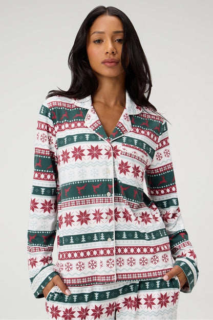 Fabletics Cloud Jersey Sleep Long Sleeve Top