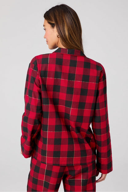 Fabletics Dream Flannel Long Sleeve Top