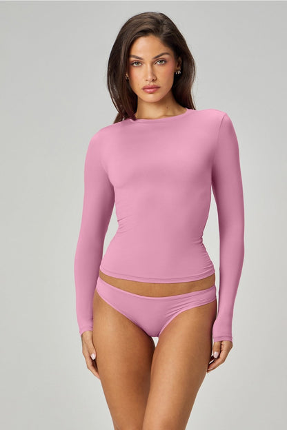 Fabletics Stretchy Fit Crew Long Sleeve Tee