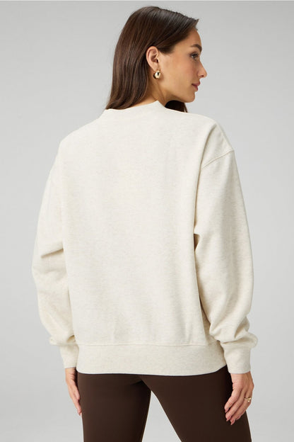 Fabletics Cozy Fleece Crew Neck Sweatshirt