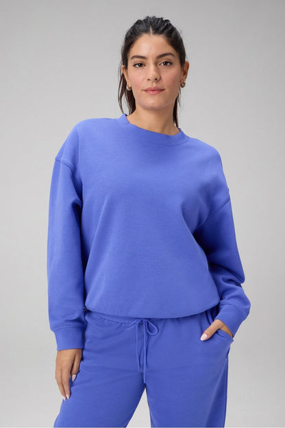 Fabletics Cozy Fleece Crew Neck Sweatshirt