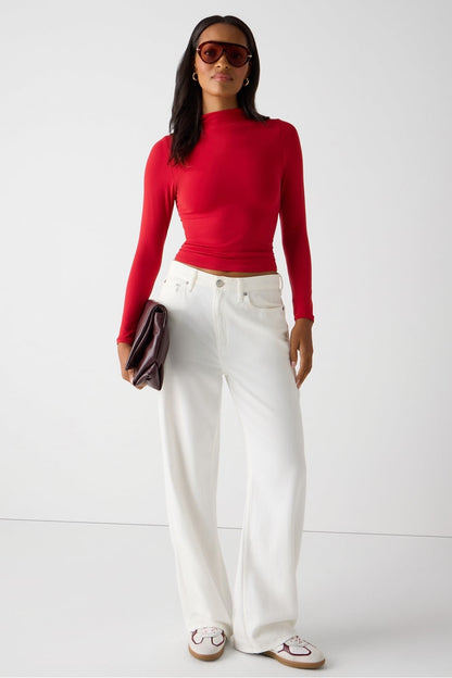 Fabletics Seamless Long-Sleeve Essential Tee