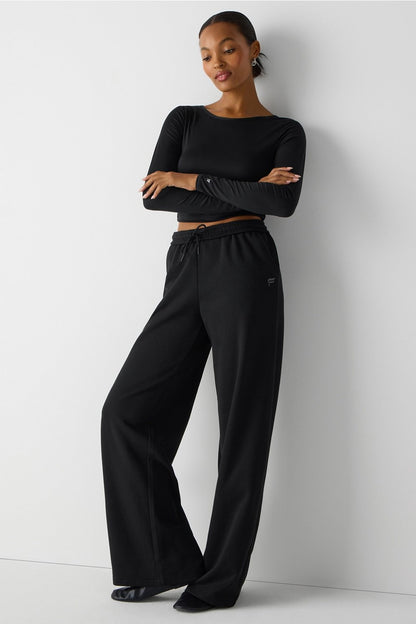 Fabletics Whisper Crossover Long-Sleeve Top