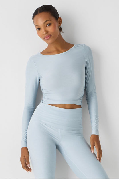Fabletics Whisper Crossover Long-Sleeve Top
