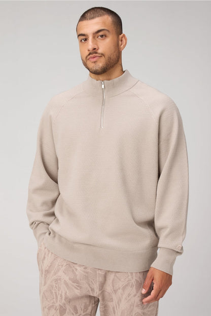 Fabletics The SoftTouch Quarter Zip Sweater