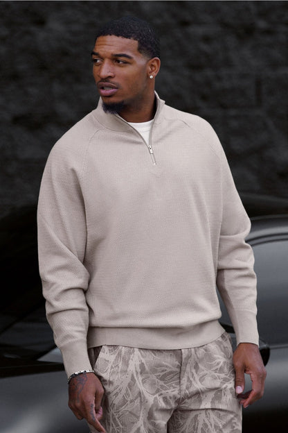 Fabletics The SoftTouch Quarter Zip Sweater
