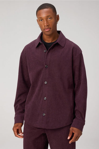 Fabletics The Club Cord Relaxed Shirt Jacket