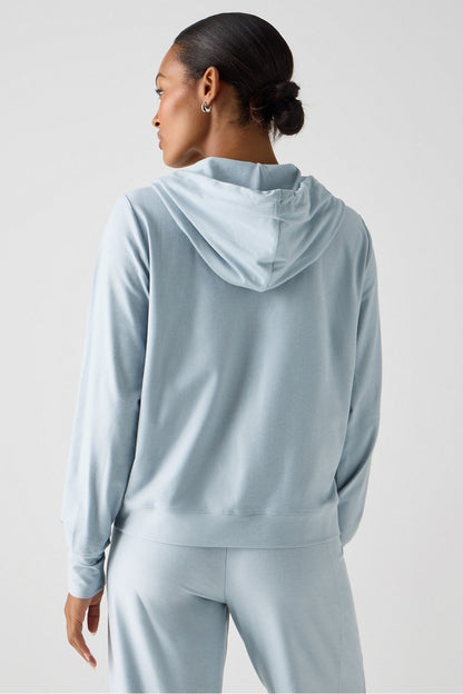 Fabletics Cloud Jersey Full Zip Hoodie