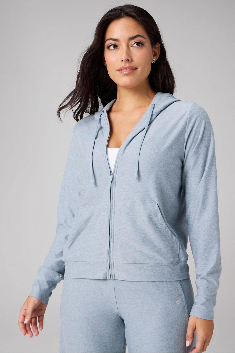 Fabletics Cloud Jersey Full Zip Hoodie