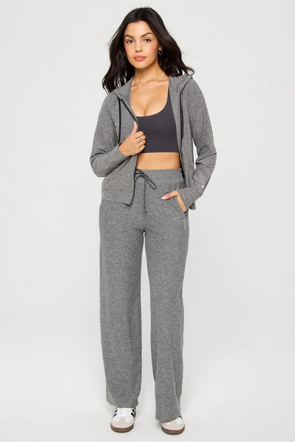 Fabletics Cloud Jersey Full Zip Hoodie